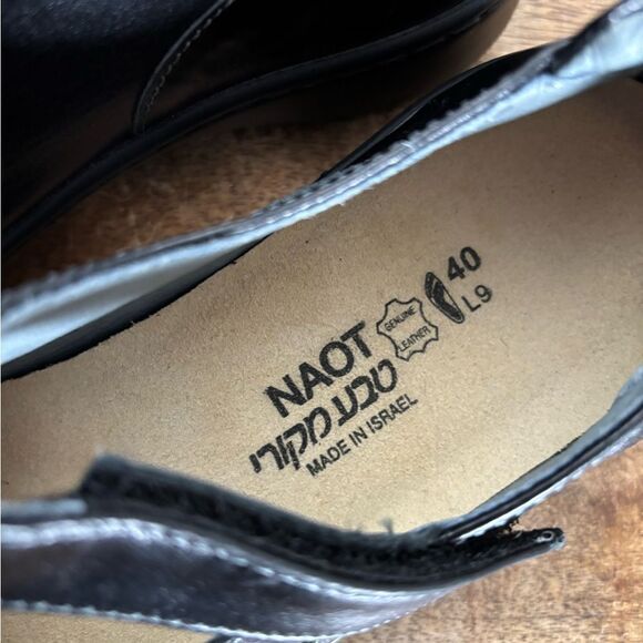 NAOT new black leather Mary Jane’s size 40 - Picture 5 of 7